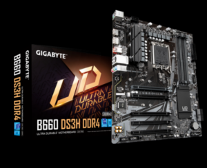 PLACA de BAZA Gigabyte „B660 DS3H DDR4”, skt LGA 1700, mATX, Intel B660, 4 x DDR4, max. 128 GB, 4 x SATA, 2 x M.2, 7.1, „B660 DS3H DDR4”