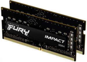 KINGSTON 32GB 2666MHz DDR4 CL16 SODIMM Kit of 2 FURY Impact, „KF426S16IBK2/32”