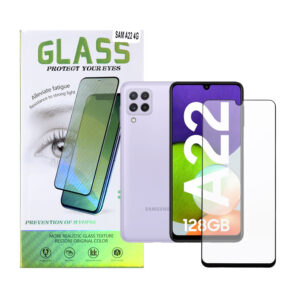 FOLIE STICLA Spacer pentru Samsung Galaxy A22 4G, grosime 0.3mm, acoperire totala ecran, strat special anti-ulei si anti-amprenta, Tempered Glass, sticla 9D, duritate 9H „SPPG-SM-GX-A224G-TG”