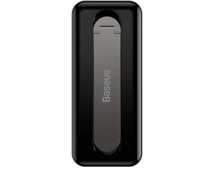 SUPORT Telefon Baseus Foldable Bracket, pliere 90 grade, rotire 360 grade, grosime 4mm, autoadeziv, negru „LUXZ000001” – 6932172603311