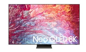 QLED TV Samsung, 164 cm/ 65 inch, Smart TV | Internet TV, ecran plat, rezolutie 8K UHD 7680 x 4320, boxe 60 W, „QE65QN700B” (include TV 14lei)