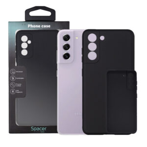 HUSA SMARTPHONE Spacer pentru Samsung Galaxy S21 FE, grosime 1.5mm, material flexibil TPU, negru 