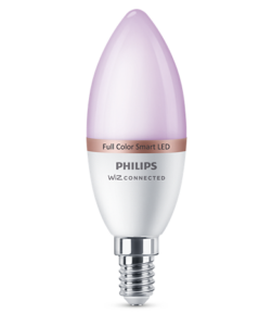 Bec LED RGB inteligent Philips, lumanare, „000008719514372405” (include TV 0.60lei)