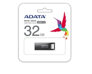 MEMORIE USB 3.2 ADATA UR340 32GB BLACK METALIC, „AROY-UR340-32GBK”