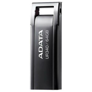 MEMORIE USB 3.2 ADATA UR340 64GB BLACK METALIC „AROY-UR340-64GBK” (include TV 0.03 lei)
