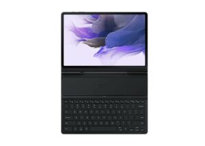 Galaxy Tab S8+ / S7+ / S7 FE (12.4″); Book Cover Keyboard; Black (One Piece type) „EF-DT730UBEGEU”