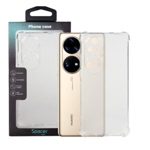 HUSA SMARTPHONE Spacer pentru Huawei P50 Pro, grosime 1.5mm, protectie suplimentara antisoc la colturi, material flexibil TPU, transparenta 