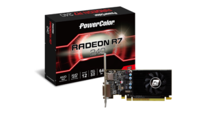 PW AMD Radeon R7 240 2GB 64BIT GDDR5, „R7 240 2GBD5-HLEV2”