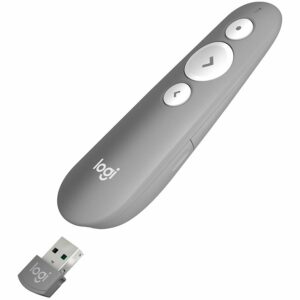 LOGITECH R500s Bluetooth Presentation Remote – MID GREY, „910-006520” (include TV 0.18lei)