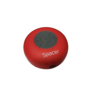 BOXA SPACER portabila bluetooth, DUCKY-RED, RMS: 3W, control volum, acumulator 300mAh, microfon incorporat, timp de funct. pana la 4 ore, distanta max. 10m, incarcare USB, ROSU, „SPB-DUCKY-RED” 43501770 (include TV 0.18lei)