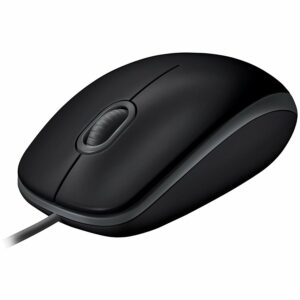 LOGITECH B110 Corded Mouse – SILENT – BLACK – USB – B2B, „910-005508” (include TV 0.18lei)