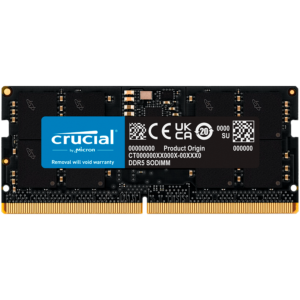 CRUCIAL 16GB DDR5-4800 SODIMM CL40 (16GBit) „CT16G48C40S5”,