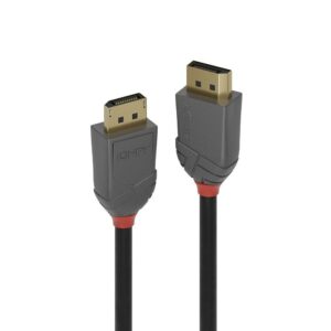 Cablu Lindy 0.5m DisplayPort 1.4, Anthra, „LY-36480” (include TV 0.8lei)