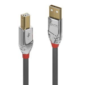 Cablu Lindy 5m USB 2.0 Type A to B Cromo, „LY-36644” (include TV 0.06 lei)