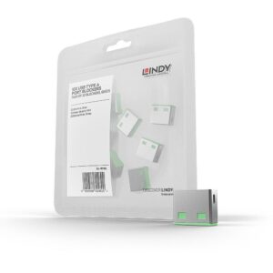 Lindy 10 USB Port Locks GREEN no Key, „LY-40461”