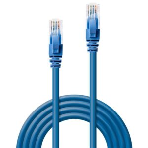 Cablu Lindy 2m Cat.6 U/UTP, Blue, „LY-48018” (include TV 0.06 lei)
