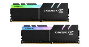 Memorie DDR G.Skill – gaming „Trident Z RGB” DDR4 16GB frecventa 3600 MHz, 8GB x 2 module, radiator,iluminare, latenta CL18, „F4-3600C18D-16GTZR”